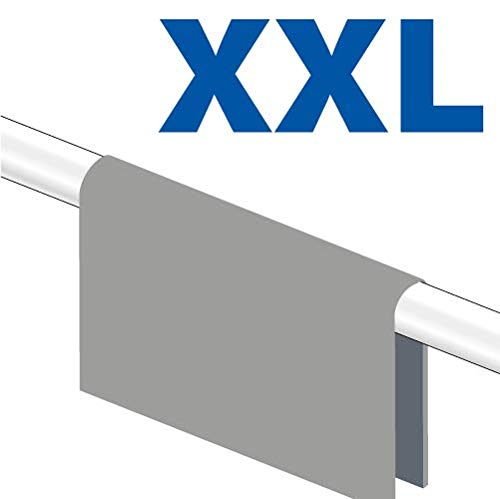 Vileda Brezza Extend Stendibiancheria Estensibile In Acciaio E Resina, Da Balcone, Spazio Stenditura 20 mt, 188 x 55 x 30 cm