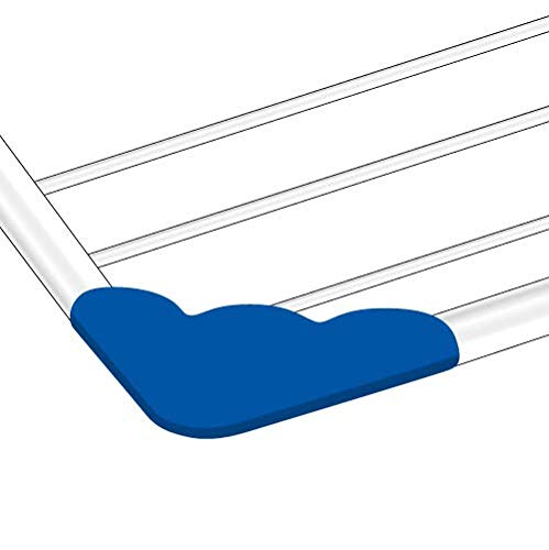 Vileda Brezza Extend Stendibiancheria Estensibile In Acciaio E Resina, Da Balcone, Spazio Stenditura 20 mt, 188 x 55 x 30 cm