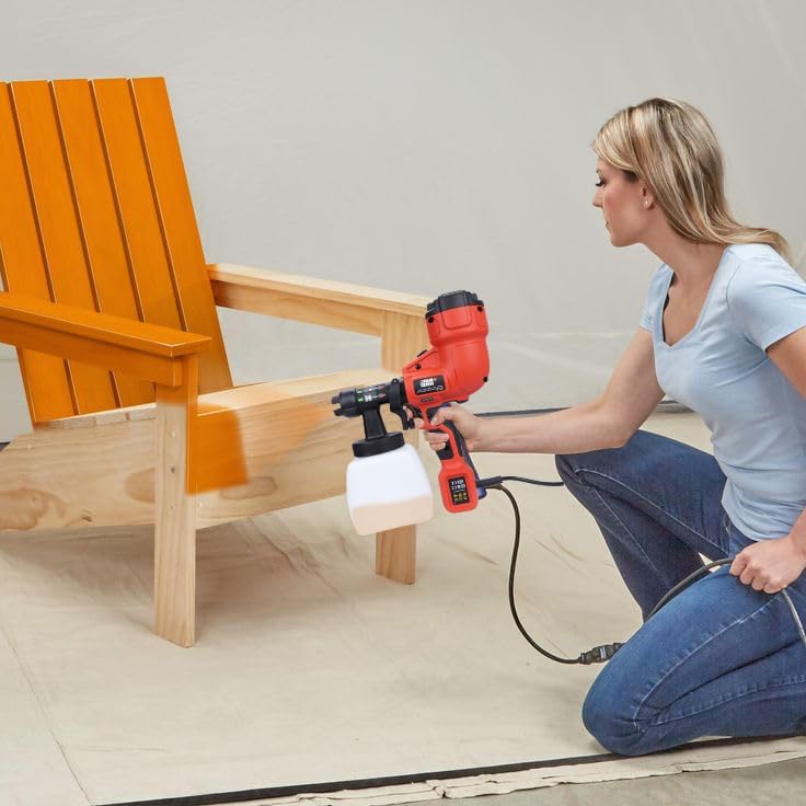 BLACK+DECKER Pistola a Spruzzo per Interni ed Esterni
