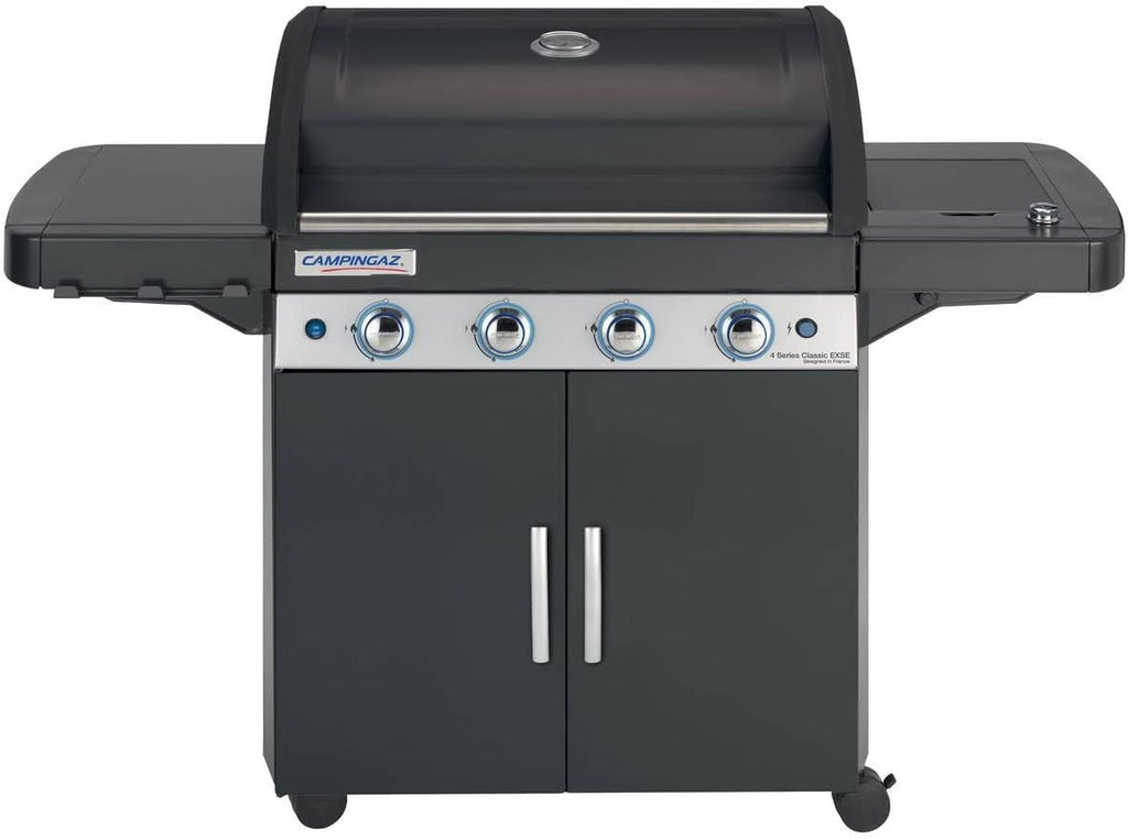 Campingaz 4 Series LS Plus Dual Gas Barbecue con 2 Grill, 4 Bruciatori in Acciaio Inox e 1 a Lato