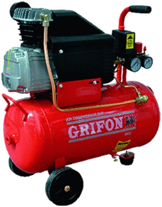 Compressore Ad Olio Tipo Coassiale. Attacco Utensili A Sgancio Rapido. Di Ingombro Ridotto, È Ideale Per Tutti I Lavori Di Casa E Bricolage. Adatto Anche Per Soffiaggi Di Pulizia, Verniciatura A Spruzzo, Regolazione Pneumatici, Chiodatura, Lavaggio, Graff