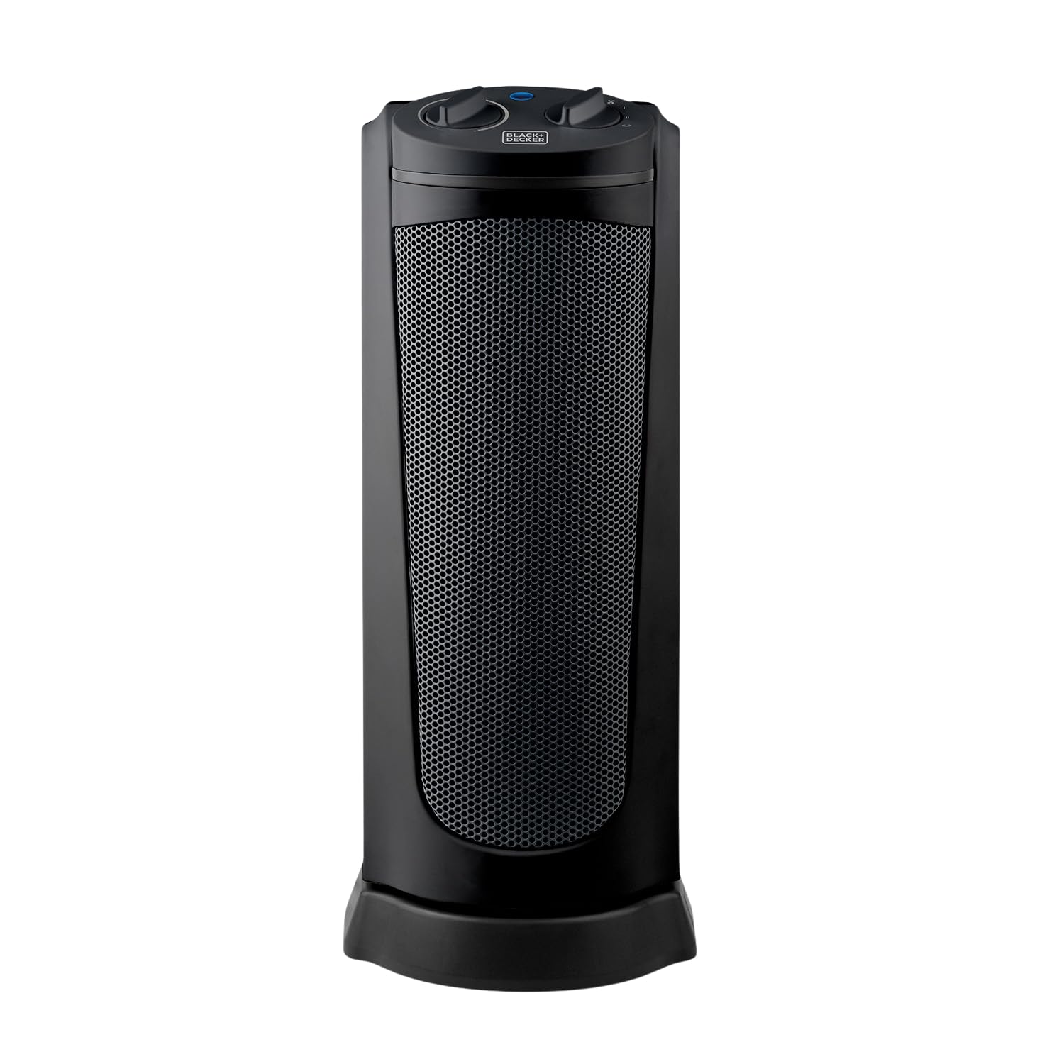BLACK+DECKER BXSH2000E - Termoventilatore 2000W | 2 Livelli di Riscaldamento + Ventilatore | IP21 per Bagno | Termostato Regolabile | Anti-Surriscaldamento & Anti-Ribaltamento | Compatto con Maniglia