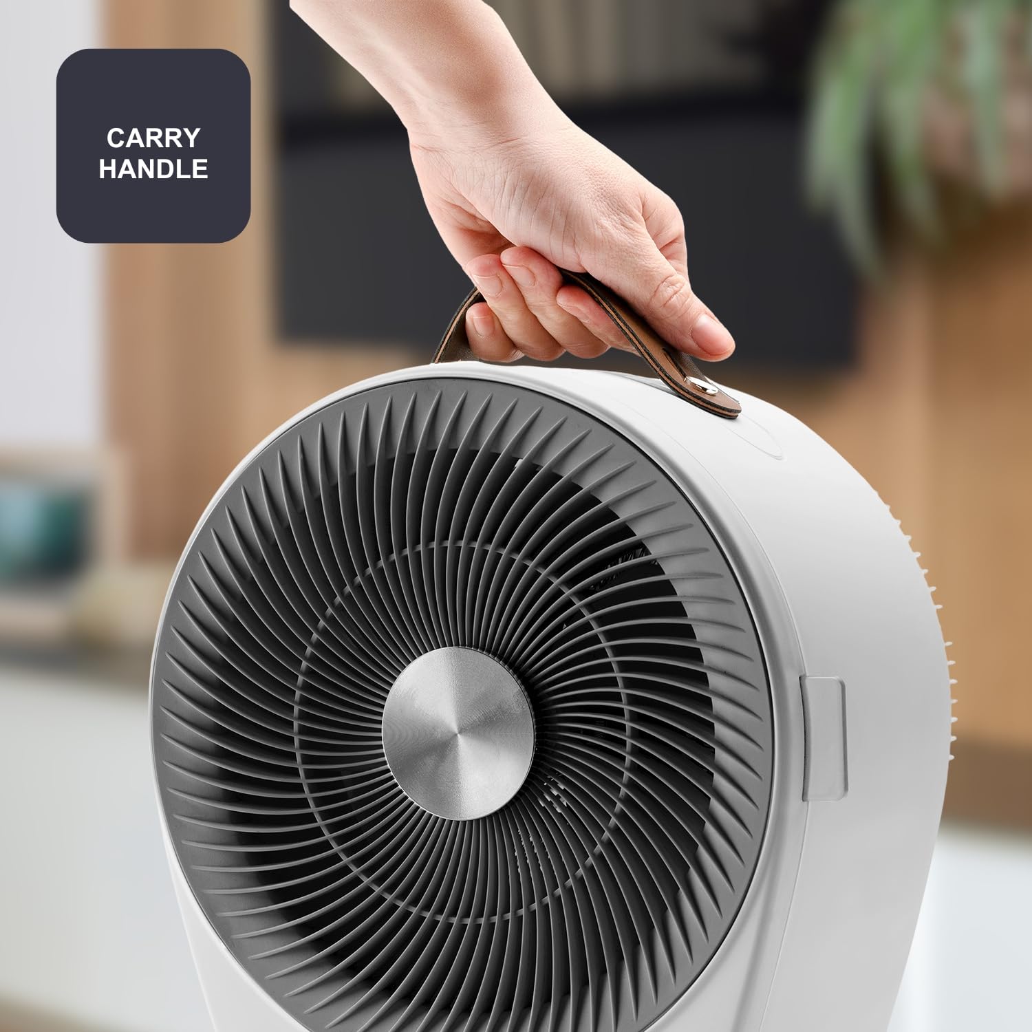 BLACK+DECKER BXSH2000E - Termoventilatore 2000W | 2 Livelli di Riscaldamento + Ventilatore | IP21 per Bagno | Termostato Regolabile | Anti-Surriscaldamento & Anti-Ribaltamento | Compatto con Maniglia