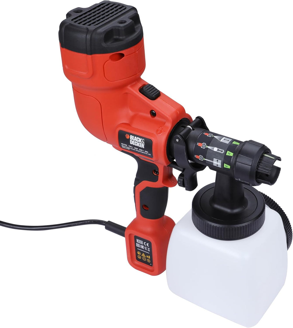 BLACK+DECKER Pistola a Spruzzo per Interni ed Esterni