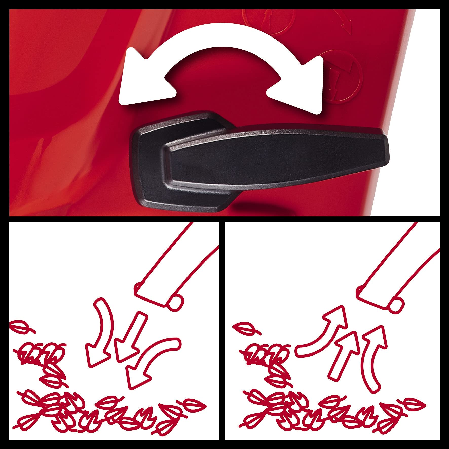 Einhell Aspiratore Elettrico GC-EL 3024 E, Aspirazione/Soffiaggio, Tubo Asp. Ø 75 mm, Potenza Asp. 650 m³/h, Trinciatura, Rapporto Triturazione 10:1, Vel. Soffiagg. 240 km/h, Sacco di Raccolta 40 L