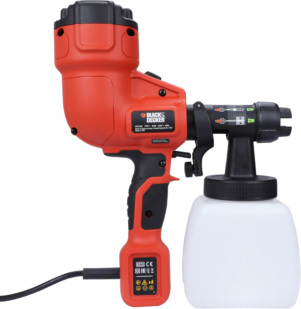 BLACK+DECKER Pistola a Spruzzo per Interni ed Esterni